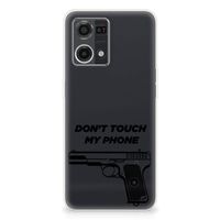 OPPO Reno7 4G Silicone-hoesje Pistol DTMP