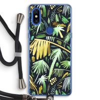 Tropical Palms Dark: Xiaomi Mi Mix 3 Transparant Hoesje met koord