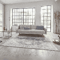 Vintage Vloerkleed Anthea Wit Lichtroze 80x150 Cm Laagpolig Nouristan - Dekbed-Discounter.nl