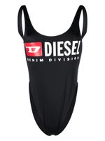 Diesel maillot de bain Pamela à logo imprimé - Noir