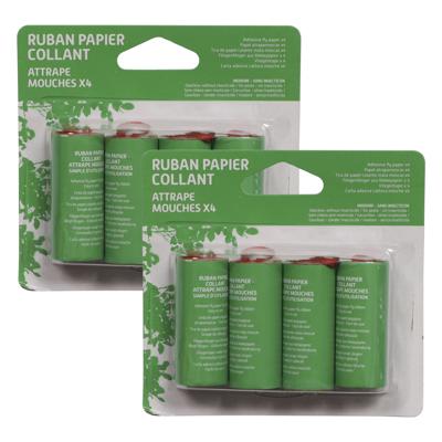 Luance Vliegenvanger - 8x stuks - plakstrips - insectenbestrijding - vliegen vangen