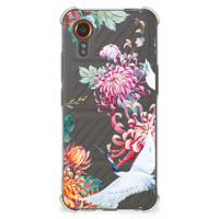 Samsung Galaxy Xcover 7 Case Anti-shock Bird Flowers