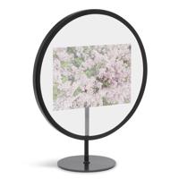 Umbra Infinity fotolijst 22x27x10cm staand - voor foto&apos;s 10x15cm - rond - Iron zwart 1012271-040