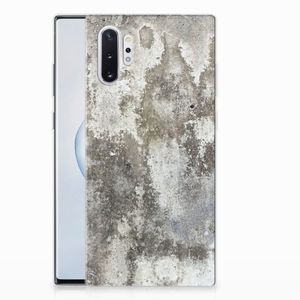 Samsung Galaxy Note 10 Plus TPU Siliconen Hoesje Beton Print