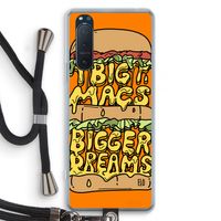 Big Macs Bigger Dreams: Sony Xperia 5 II Transparant Hoesje met koord