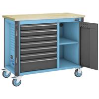 Hazet 179NW-7/228 Verrijdbare werkbank met 228-delig Assortiment (b x h x d) 1150 x 964 x 600 mm