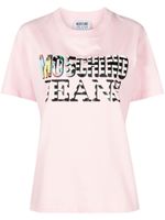 MOSCHINO JEANS t-shirt en coton à logo imprimé - Rose