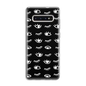 Eye pattern #3: Samsung Galaxy S10 4G Transparant Hoesje
