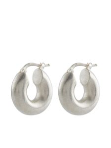 Jil Sander petites boucles d'oreilles - Argent