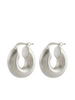 Jil Sander petites boucles d'oreilles - Argent