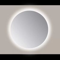 Spiegel Sanicare Q-Mirrors 65x65 cm Rond Met Rondom LED Warm White en Afstandsbediening incl. ophangmateriaal