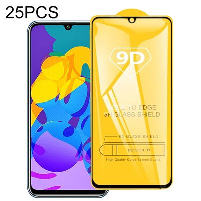 Voor Huawei Honor Play 4T Pro 25 PCS 9D Full Glue Full Screen Tempered Glass Film