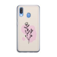 Roses are red: Samsung Galaxy A40 Transparant Hoesje