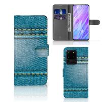 Samsung Galaxy S20 Ultra | Wallet Case | met Pasjes | Jeans