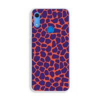 Purple Giraffe: Huawei Y6s Transparant Hoesje Purple Giraffe: Huawei Y6s Transparant Hoesje