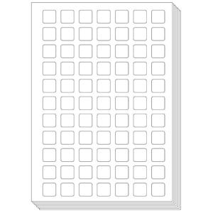 Pictogenda blanco stickervellen (10 stuks) (Agenda)
