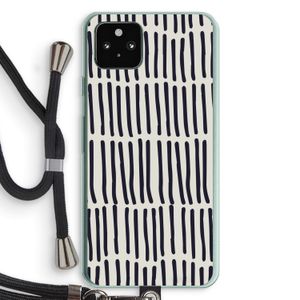 Moroccan stripes: Pixel 5a 5G Transparant Hoesje met koord