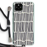 Moroccan stripes: Pixel 5a 5G Transparant Hoesje met koord