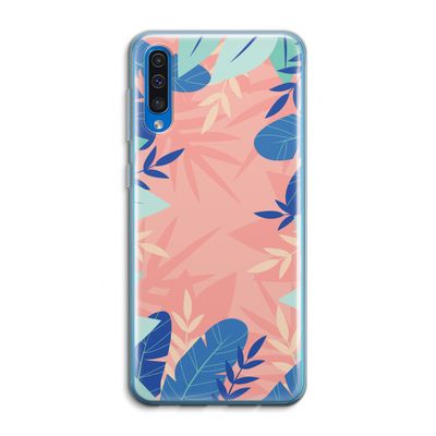 Tropisch: Samsung Galaxy A50 Transparant Hoesje