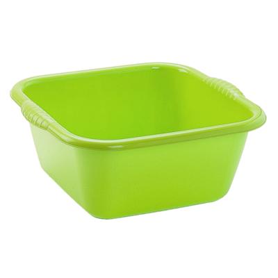 Plasticforte teiltje/afwasbak - vierkant - kunststof - 15 liter - 41 x 39 x 16 cm - Groen Plasticforte teiltje/afwasbak - vierkant - kunststof - 15 liter - 41 x 39 x 16 cm - Groen