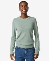 HEMA Damesshirt Structur Lichtgroen (lichtgroen)