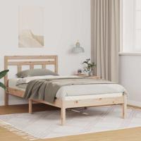 Bedframe Bruin 90 x 190 cm Massief grenenhout