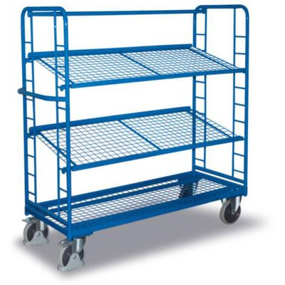 VARIOfit SW-640.225 Etagewagen Staal Poedercoating Laadvermogen (max.): 400 kg Gentiaan-blauw (RAL 5010) VARIOfit SW-640.225 Etagewagen Staal Poedercoating Laadvermogen (max.): 400 kg Gentiaan-blauw (RAL 5010)