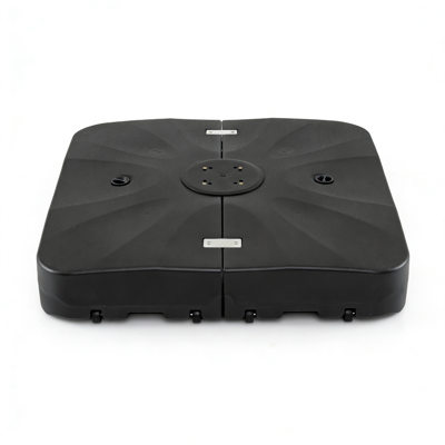 360°Draaibare Met Water/Zand Te Vullen Parasolvoet Op Wielen Met Telescopische Parasolvoet