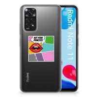 Xiaomi Redmi 10 | Redmi Note 11 4G | Sillicone Back Cover | Popart Princess