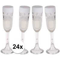 24x Bellenblaas champagne glas