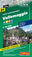 Wandelkaart 21 Vallemaggia | Hallwag
