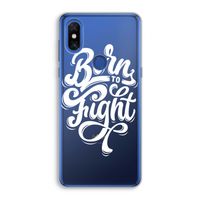 Born to Fight: Xiaomi Mi Mix 3 Transparant Hoesje