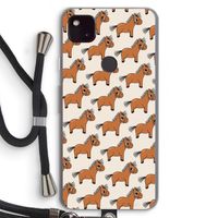 Pony: Pixel 4a 5G Transparant Hoesje met koord Pony: Pixel 4a 5G Transparant Hoesje met koord