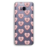 Chicks before dicks: Samsung Galaxy S8 Plus Transparant Hoesje