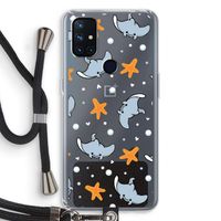 Manta: OnePlus Nord N10 5G Transparant Hoesje met koord