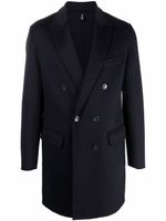Paltò manteau court à boutonnière croisée - Bleu