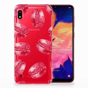 Samsung Galaxy A10 Siliconen Case Pink Macarons