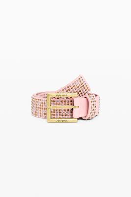 Leren riem met studs masha popova - RED - 85