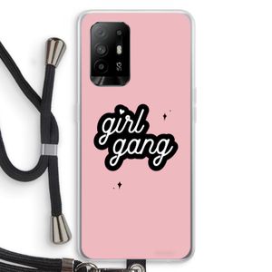 Girl Gang: Oppo A94 5G Transparant Hoesje met koord