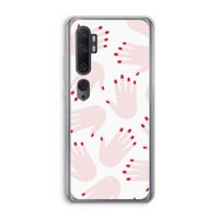 Hands pink: Xiaomi Mi Note 10 Pro Transparant Hoesje