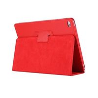 Lunso - iPad 9.7 (2017/2018) / Pro 9.7 / Air / Air 2 - Stand flip sleepcover hoes - Rood - thumbnail