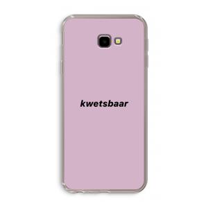 kwetsbaar: Samsung Galaxy J4 Plus Transparant Hoesje