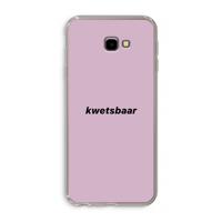 kwetsbaar: Samsung Galaxy J4 Plus Transparant Hoesje - thumbnail