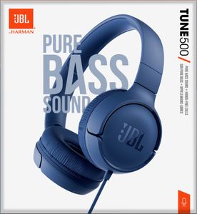 JBL Tune 500 Headset Bedraad Hoofdband Oproepen/muziek Blauw