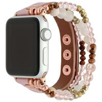 Apple Watch Leren Sieraden Band - Roze - 38, 40, 41 & 42mm Apple Watch Leren Sieraden Band - Roze - 38, 40, 41 & 42mm