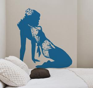 Silhouet Vrouw Muursticker