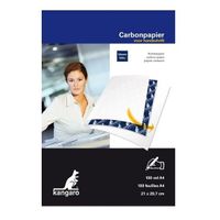 100x Carbonpapier/transferpapier vellen blauw A4 formaat   -