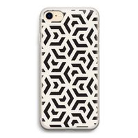 Crazy pattern: iPhone 7 Transparant Hoesje