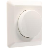 LED's Light Complete Dimmerknop met Frame - Wit - Past in frames van GIRA, JUNG, Busch-Jaeger LED's Light Complete Dimmerknop met Frame - Wit - Past in frames van GIRA, JUNG, Busch-Jaeger