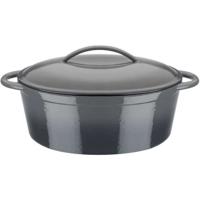 Casseruola in ghisa massiccia - GSW - GREY SHADOW - 33 x 25 cm - Ovale - Induzione - Grigio